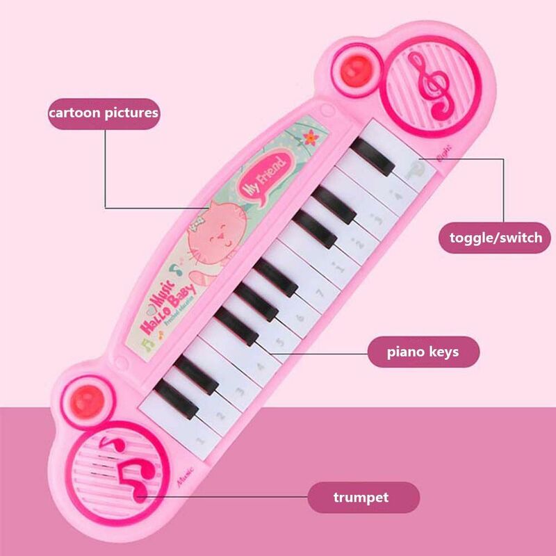 Instrumento Musical de Educación Temprana, instrumento Musical de apoyo, juguete de órgano electrónico, Piano