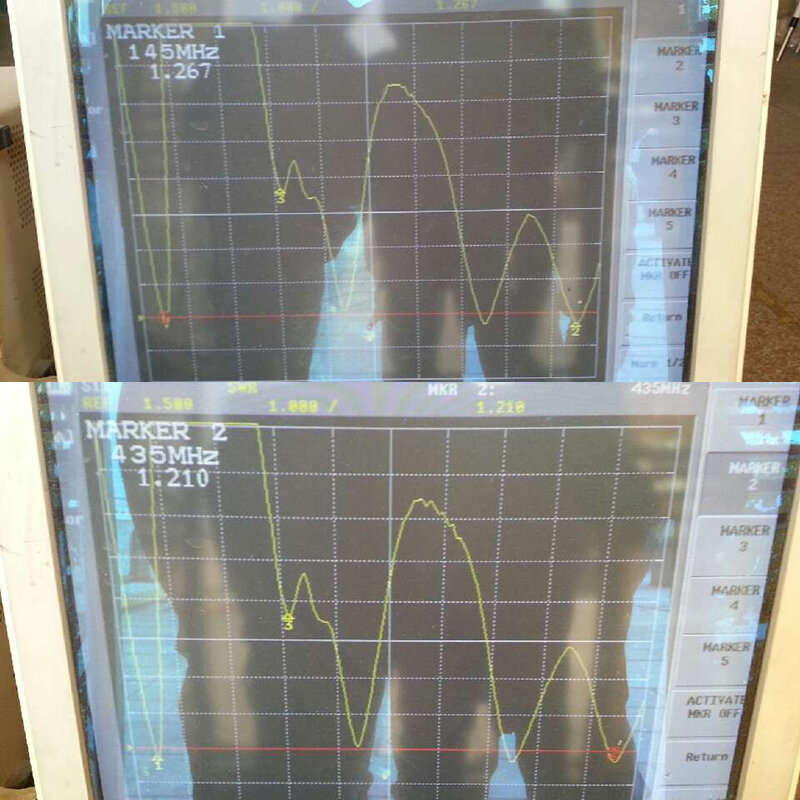 الأشعة فوق البنفسجية راديو هوائي 144/435Mhz ثنائي النطاق vhf uhf أومني الألياف الزجاجية قاعدة هوائي SO239 SL16-K في الهواء الطلق مكرر اسلكية تخاطب