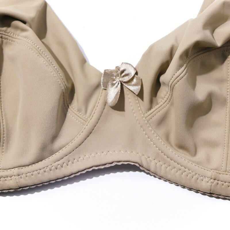 Beauwear Women Underwire Plus Size Bras Full Coverage Non Padded Brassiere Minimizer Underwear 36-52 D E F Color Black Nude BH