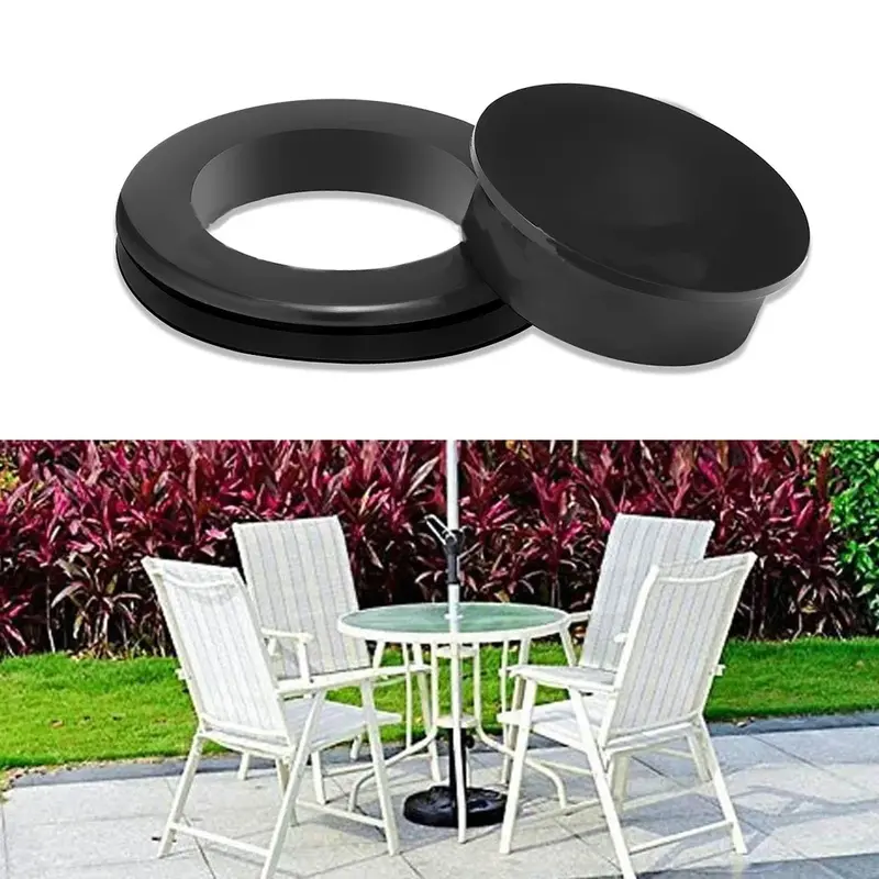 Set di tappi ad anello copertura del foro accessori per tende da sole da 2 pollici mobili ombrellone da giardino ombrellone Patio durevole attrezzatura per tende