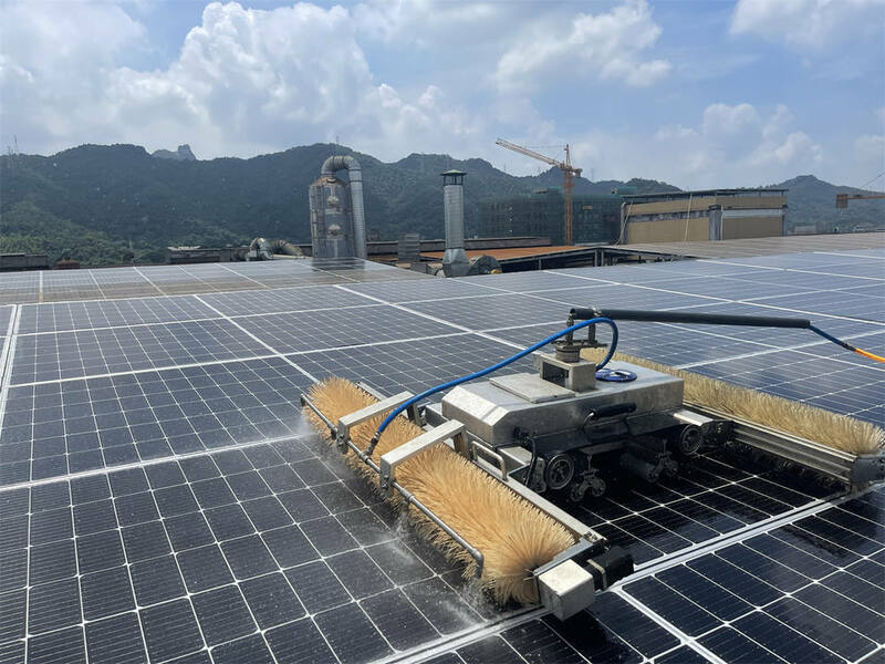 Solar panel reinigung roboter professionelle 3 jahre garantie autonomen einfache weg von sauber maschine