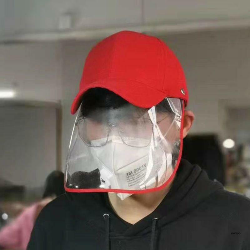 Unisex Anti-Spitting Splash Protective Baseball Anti-Fog Saliva Mask Hat