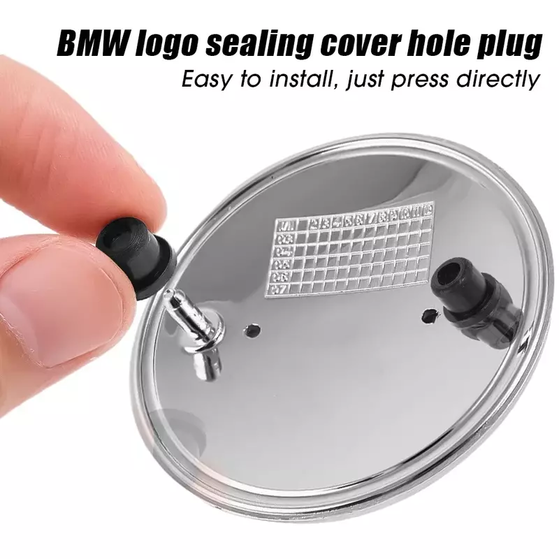 PVC Car Emblem Hole Plug Auto Logo Seal Cover Holes for BMW 37 Series E32E34E36 E38 E39 E46 E53 E60 E65 E66 E90 M3 M5 Cars Part