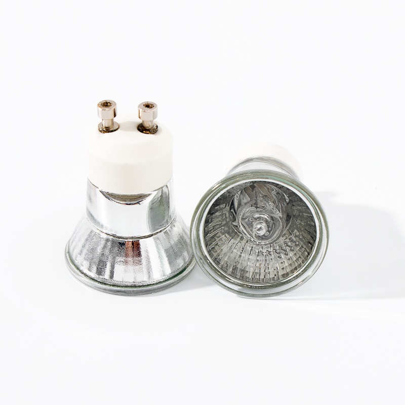 Миниатюрная галогенная лампа HoneyFly MR11 GU10, 2 шт., 35 Вт + C(35 мм), 230 В, 3000K, галогенная лампа с регулируемой яркостью, миниатюрный галогенный свет для лавовой лампы