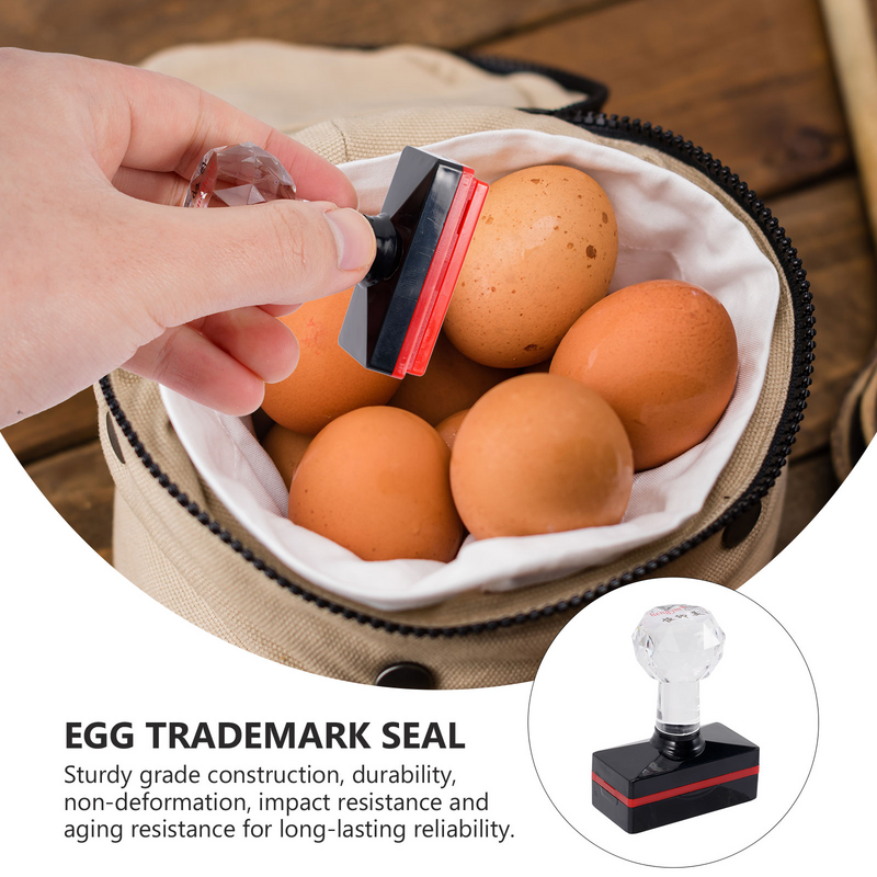 Estampadora de huevos para pollo, señal de granja, accesorio de sello de huevo