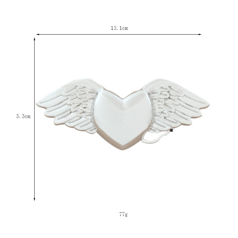 Hebilla de cinturón Love wings, estilo occidental