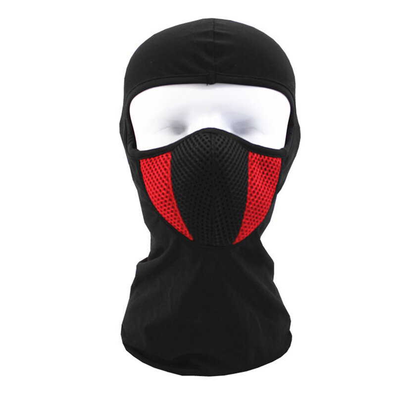 ใหม่หน้ากาก masker Full Face สำหรับเล่นสกีหมวกกันน๊อคหมวกกันน็อคมอเตอร์ไซด์หมวกคลุมเต็มหน้า