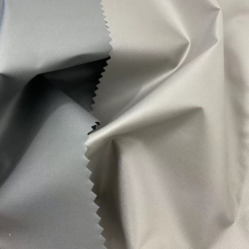 Poliéster windbreaker tecido com padrão Fantasma, Down Jacket tecido, repelente de água, de alta qualidade, 15D