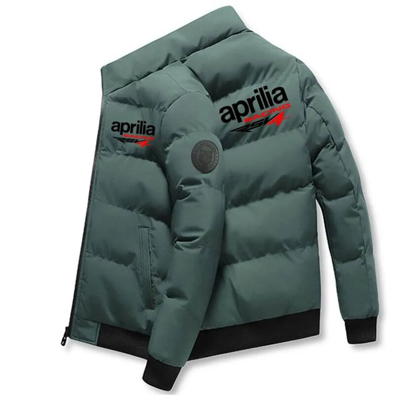 Зимнее Мужское пальто APRILIA модное, оригинальное и теплое. Гонки являются повседневными, ветрозащитными и устойчивыми к холоду. Пальто удобное.