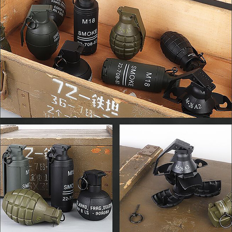DulSmoke-Grenade à fumée rebondisnoyaux, modèle M67, succession d'éclatement, eau, 10 autres modèles différents d'airsoft