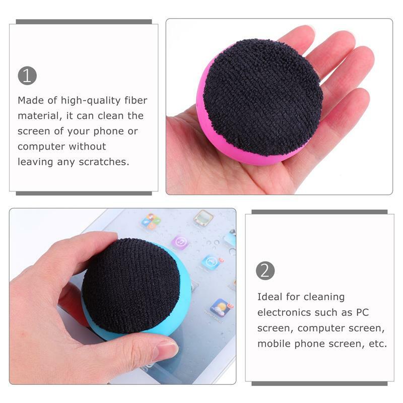 3pcs Mobile Phone Screen Cleaning Tools Computer Screen Cleaning Balls Mobile Computer Screen Cleaning Ball