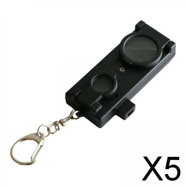 5 Portable Outdoor Multifunctional Whistle Magnifying Glass,