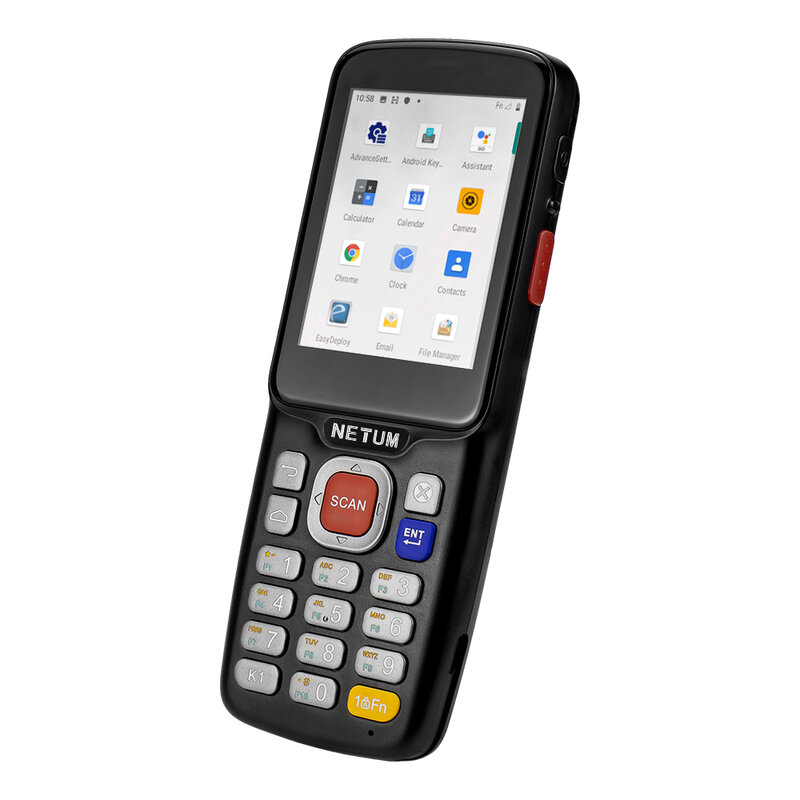 เครื่องเก็บข้อมูล PDA 2D QR แบบมือถือที่ทนทาน PDA Android 9 1D อุตสาหกรรม logoistics PDA บาร์โค้ด RFID PDA ที่2D