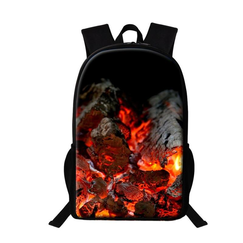 Sac à dos au design Cool Fire Blaze pour enfants, sacs d'école pour élèves du primaire, sac à dos multifonctionnel pour homme, 03 jours, 16 pouces