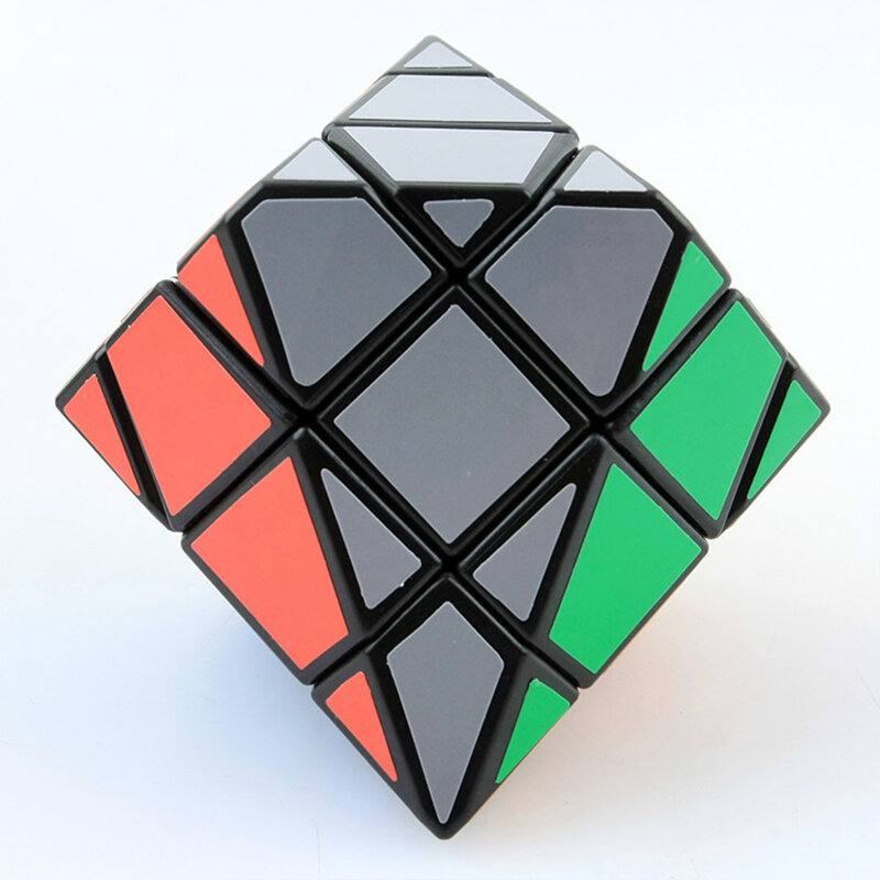 Novo 8-canto-apenas octogonal pirâmide dipyramid 4x4 forma modo cubo mágico quebra-cabeça brinquedos para crianças feliz cereja labirinto toy brinquedo