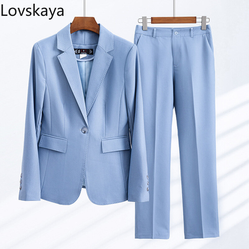 New Long sleeved Temperament Casual Suit Business Suit Manager Work Suit Coat Women's Autumn and Winter
