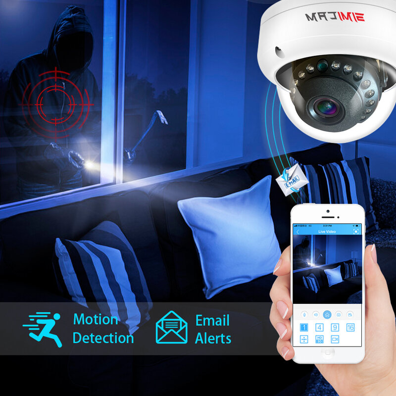 4K Poe Dome Security IP Camera With Audio 48V POE/DC 12V 4MP/5MP/8MP Super HD Infrared Night Vision Video Surveillance for Nvr