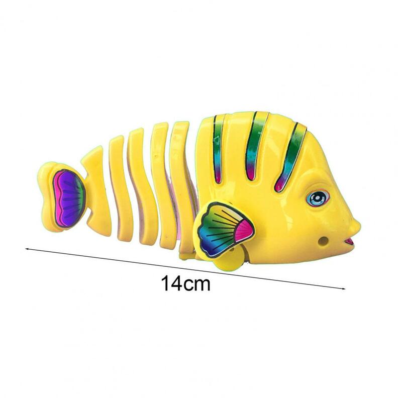 Plastikowa nakręcana zabawka edukacyjna nakręcana zabawka rybka dla dzieci mechaniczna zabawka dla dzieci niemowlę z kołysaniem przenośna zabawa