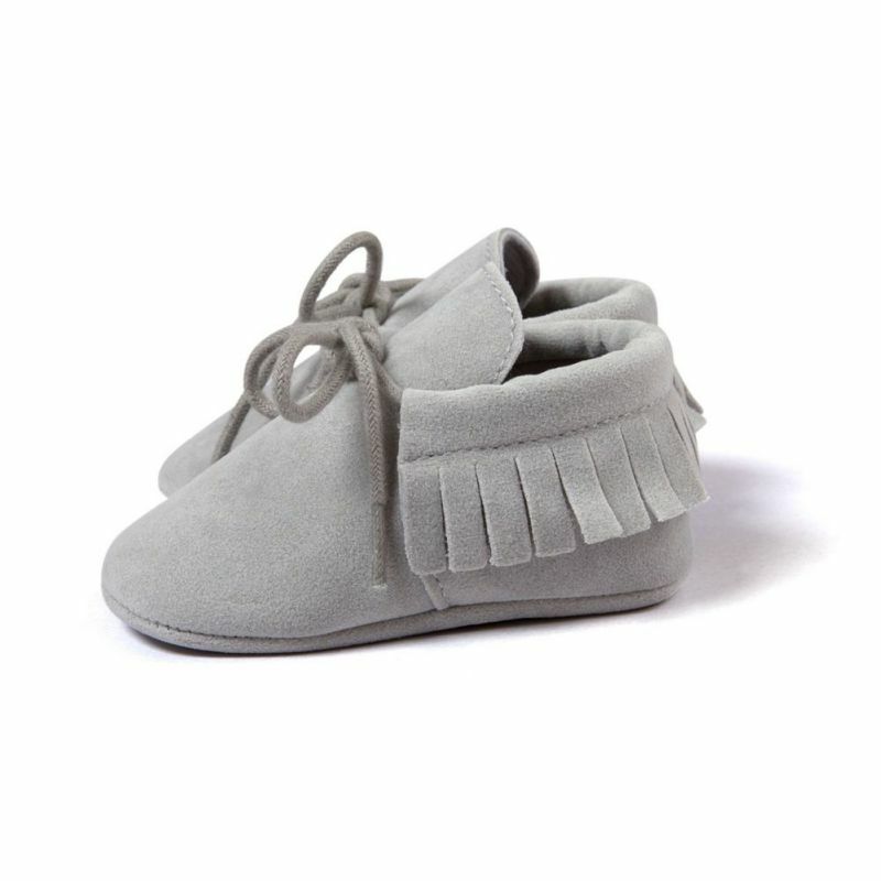 Обувь для мальчиков и девочек, мягкая нескользящая подошва с кисточками, обувь для первых шагов новорожденных, ручная работа, обувь для начинающих ходить