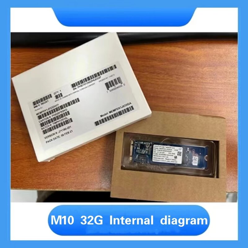 Kartu akselerator M10 baru 32G M.2 PCIE Solid State Drive Laptop Desktop Acceleration Cache baru cocok untuk: Intel