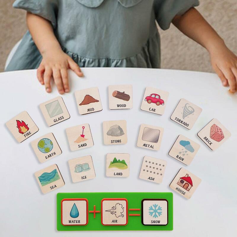 Jeu de Puzzle Montessori pour Enfant de 3 ans et plus, Jouet d'ApprentiCumbria Précoce, Forme d'Accessoire Fuchsia, pour Famille, Cadeau