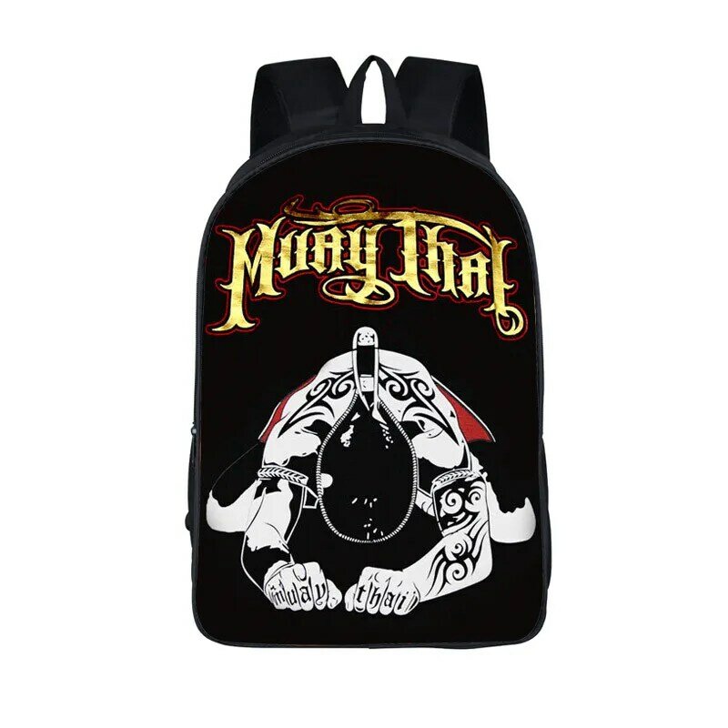 Рюкзак Muay Thai для молодых мужчин, файтинговая Наплечная Сумка с тигром для мальчиков, школьные ранцы для подростков, Детские рюкзаки для книг