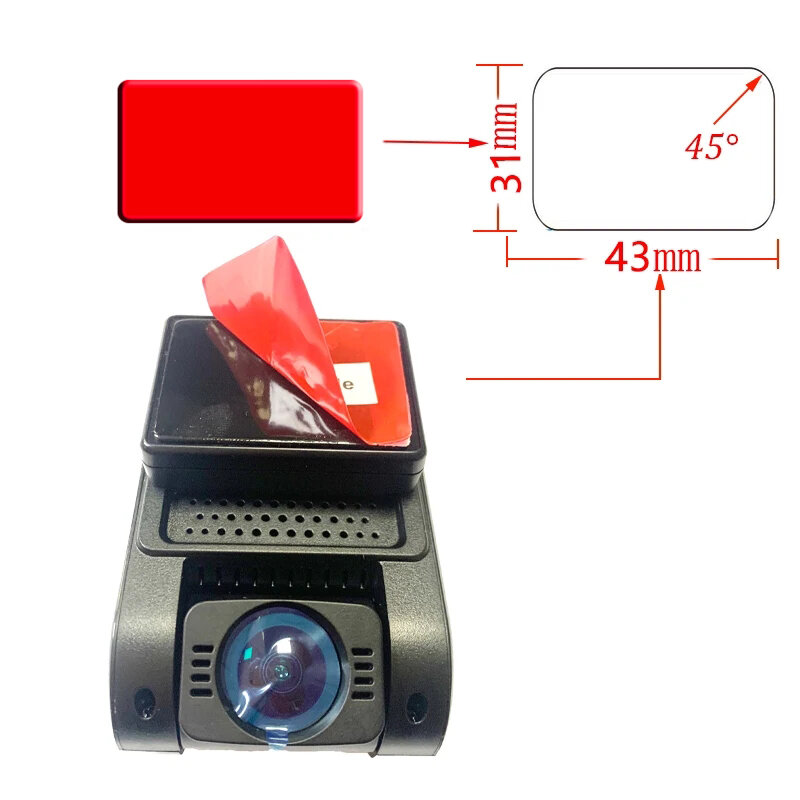Per pellicola VIOFO A119 V3 e adesivi statici adatti per pellicola VIOFO A119 3 pezzi