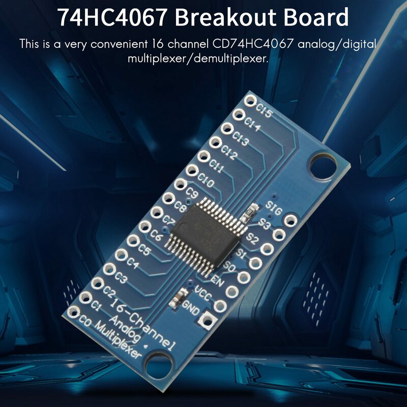 10pcs 16ch analoges Multiplexer modul 74 hc4067 cd74hc4067 präzises Modul digitaler Multiplexer Mux Breakout Board
