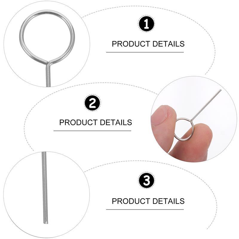 100Pcs Mobile Phone Card Remover Sim Remover Key Tool Convenient Needles Smart Removal Cards Tray Eject Removing