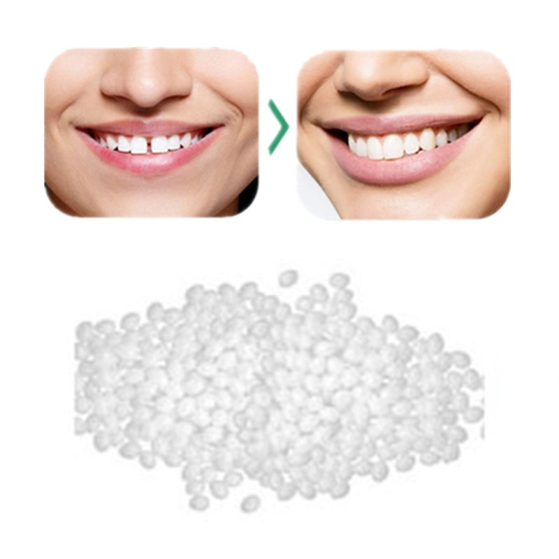 2022 nuovo materiale di ricambio per denti temporanei la temperatura di riempimento dei denti sostituisce l'adesivo per protesi mancante riparazione dei denti fai da te dentale