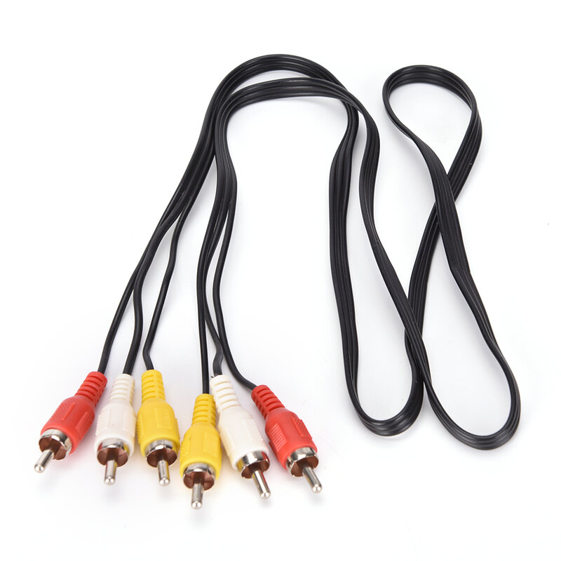 Hot 3 RCA-Stecker auf Composite-Audio-Video-Audio-/Video-Kabel mit Kabelst ecker 1m