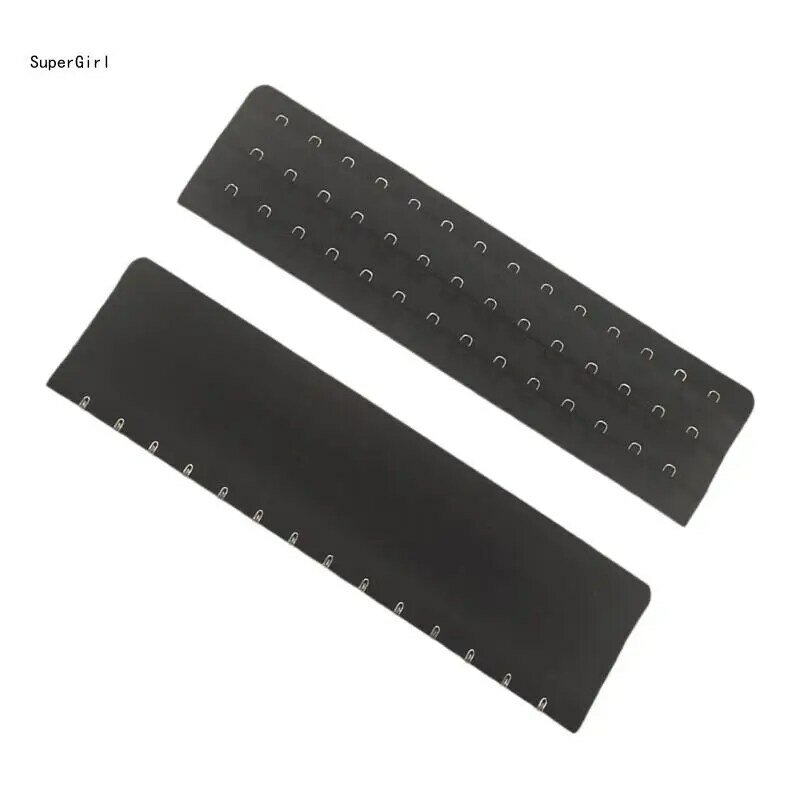 Corset Extension Buckle 3 Rows Bra Back Buckles Bra Extender Clasp Accessories Breast Tape 14 Hook and Eye Tape Women