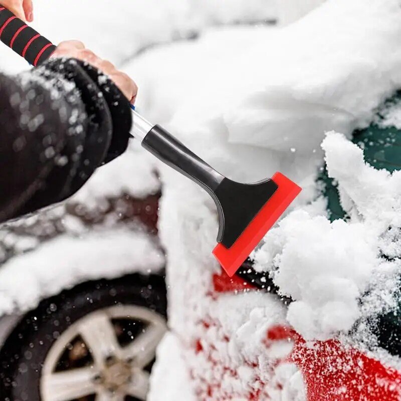 Windshield Ice Scraper Tool Auto Ice Remover Shovel With Ergonomic Grip Winter Snow Removal Tool For Cars Windscreen Rear