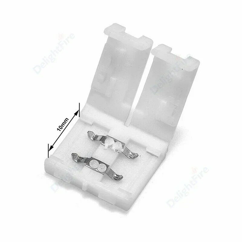 RGB RGBW LED Connector 5pin 10mm 2pin 4pin Free Soldering Connector for 5050 3528 LED Single Color RGB RGBWW Strip Light