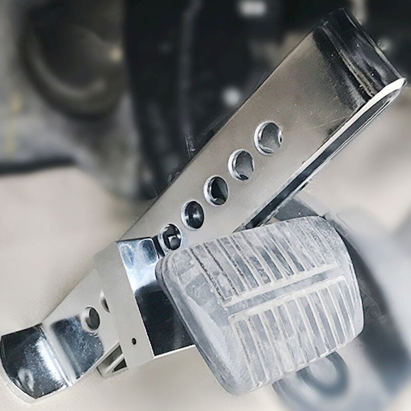 Kunci Pedal kopling rem mobil otomatis Universal baja tahan karat Solid anti-maling keamanan kuat untuk akselerator klep penutup mobil truk