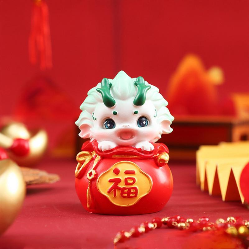 デスクトップ,装飾,新年の装飾,ミニチュア用の中国のドラゴン像