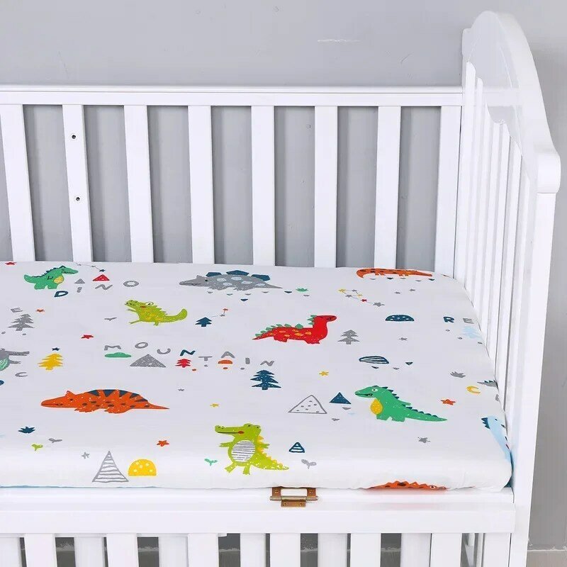 Draps ajustés CPull pour nouveau-né, drap de lit imprimé dessin animé, couvre-matelas pour bébé, unisexe, garçons, filles, 51x28 pouces, 130x70 cm