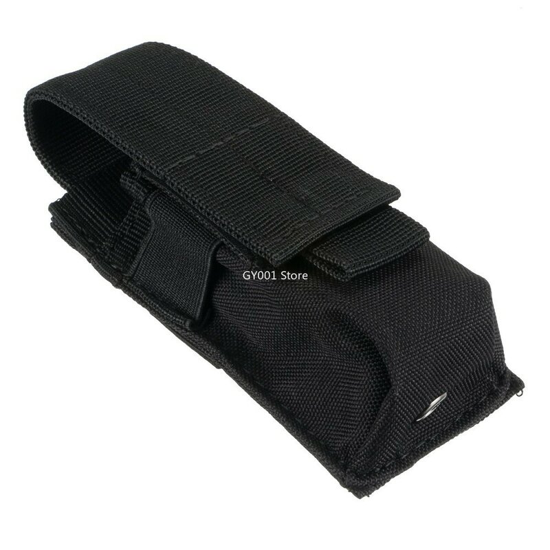 Tactical Magazine Pouch Military Single Pistol Mag Bag Molle Flashlight Pouch Torch Holder Case Outdoor Hunting Knife Holster