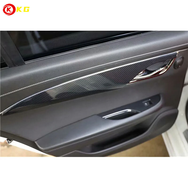 Applicable to Cadillac ATS door panel patch 2014-2018 ATS door panel decorative protection patch carbon wood color patch
