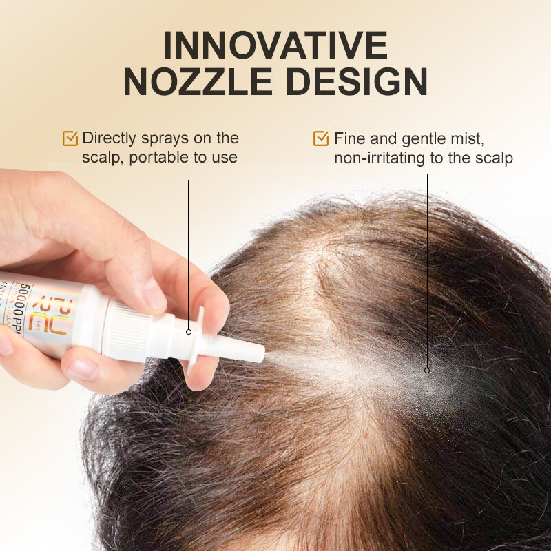 Purc Biotine Haargroeiproducten Voor Mannen Vrouwen Haaruitval Behandeling Snel Groeien Haarspray Hergroei Verdikt Olie Haarverzorging