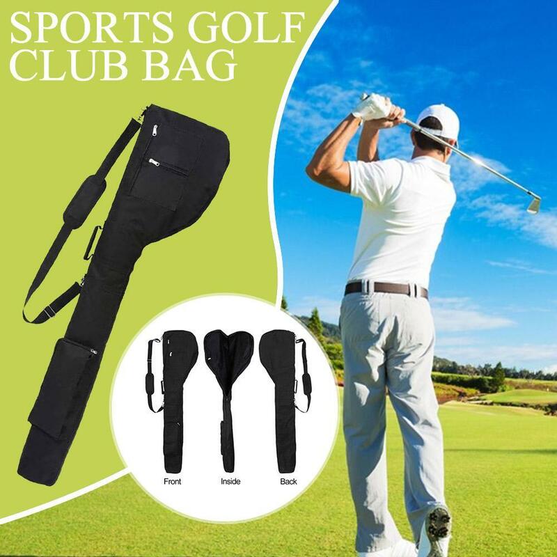 Tas klub Golf tas lipat tas penyimpanan klub ringan bahu baru dapat seluruh tas tahan C5L0