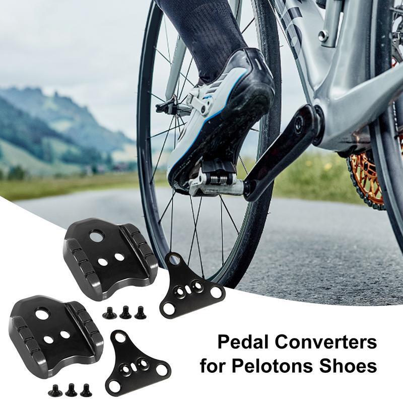 Pedals Converter Exercise Bike Pedals Adapters Exercise Bike Accessories Use Regular Shoes And Sneakers Convert Dual Function