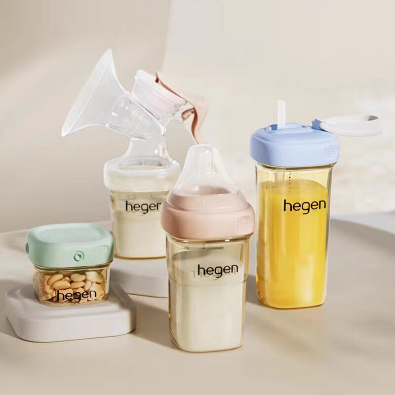 Hegen-biberones PPSU con tapa de almacenamiento para niños, botella de agua Original, artículos de bebé, Envío Gratis