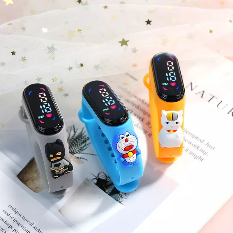 Cartoon Children's Electronic Watch Waterproof LED Digital Watch Fashion Love M7 Smart Touch Luminous Kids Watch for Boys Girls