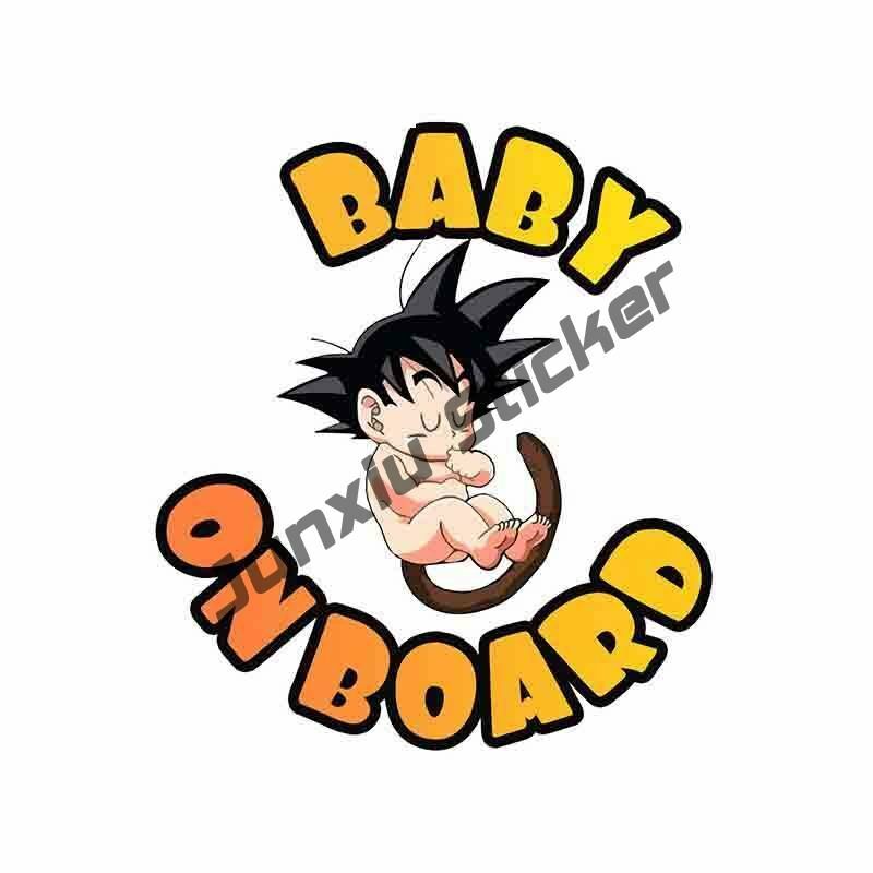 Baby on Board Sticker Sign Decals Anime Baby In Car Styling Vinyl Waterproof Accessories