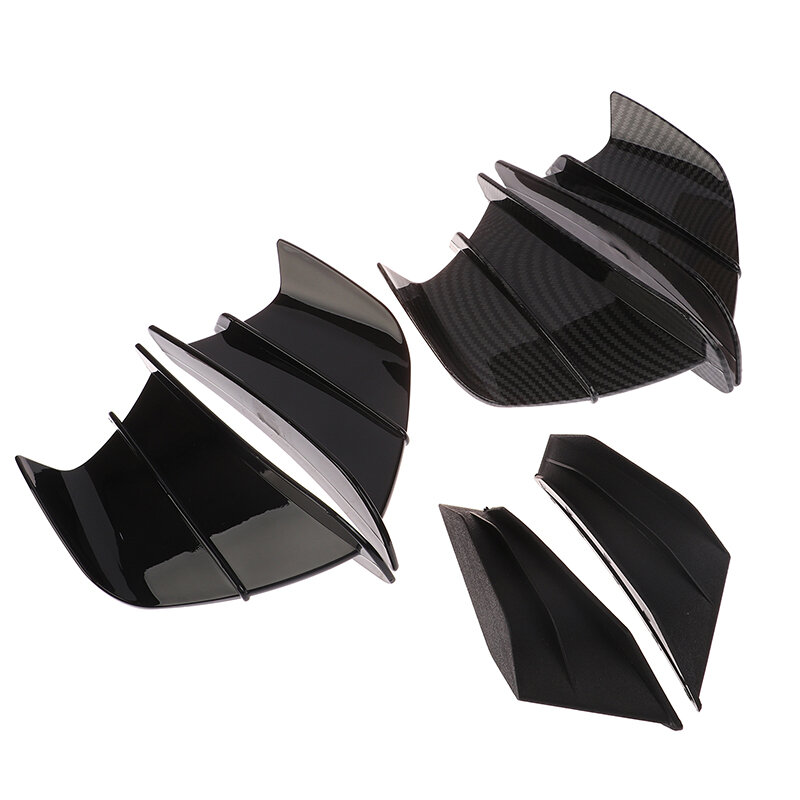 Suitable For Motorcycle And Motorcycle Universal Air Deflector Fixed Wing Side Wind Blade With 3M Adhesive Adhesive Style