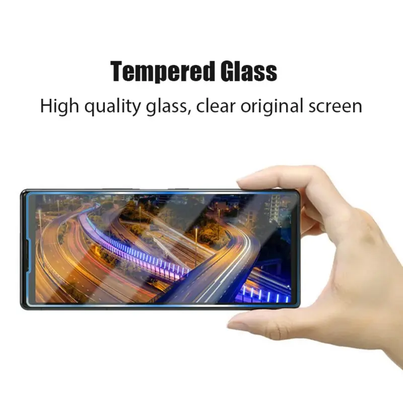 3 Stück Displays chutz folie für Sony Xperia 5 10 II plus XA1 gehärtetes Glas für Sony Xperia L L2 L3 L4 XZ1 Z3 Z4 Z5 Kompakt glas