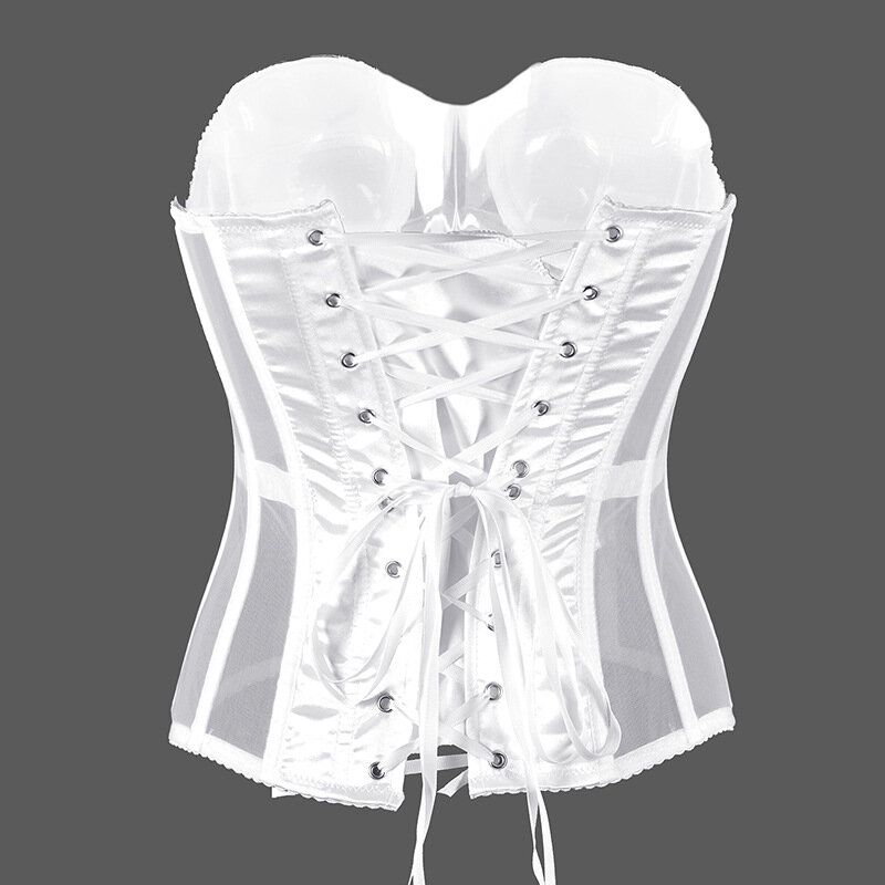 Donne vita Trainer Cincher cinture Sexy maglia nera corsetto Goth Vintage Slim Body cinture Streetwear See Through corsetto