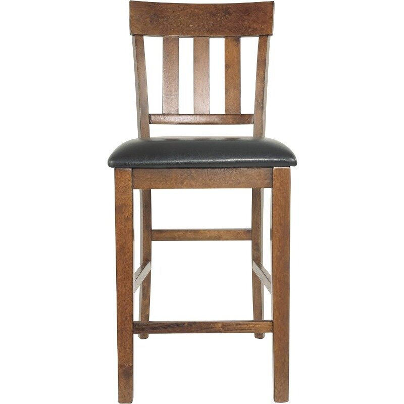 Современный барный стул с обивкой и высотой стола 25,75 дюйма, 2 шт., темно-серый