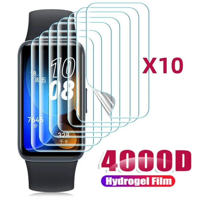 1-10PCS Soft Film For Huawei Band 8 HD Clear Screen Protector Full Cover Anti-scratch Hydrogel Film For Huawei Band8 Accessories